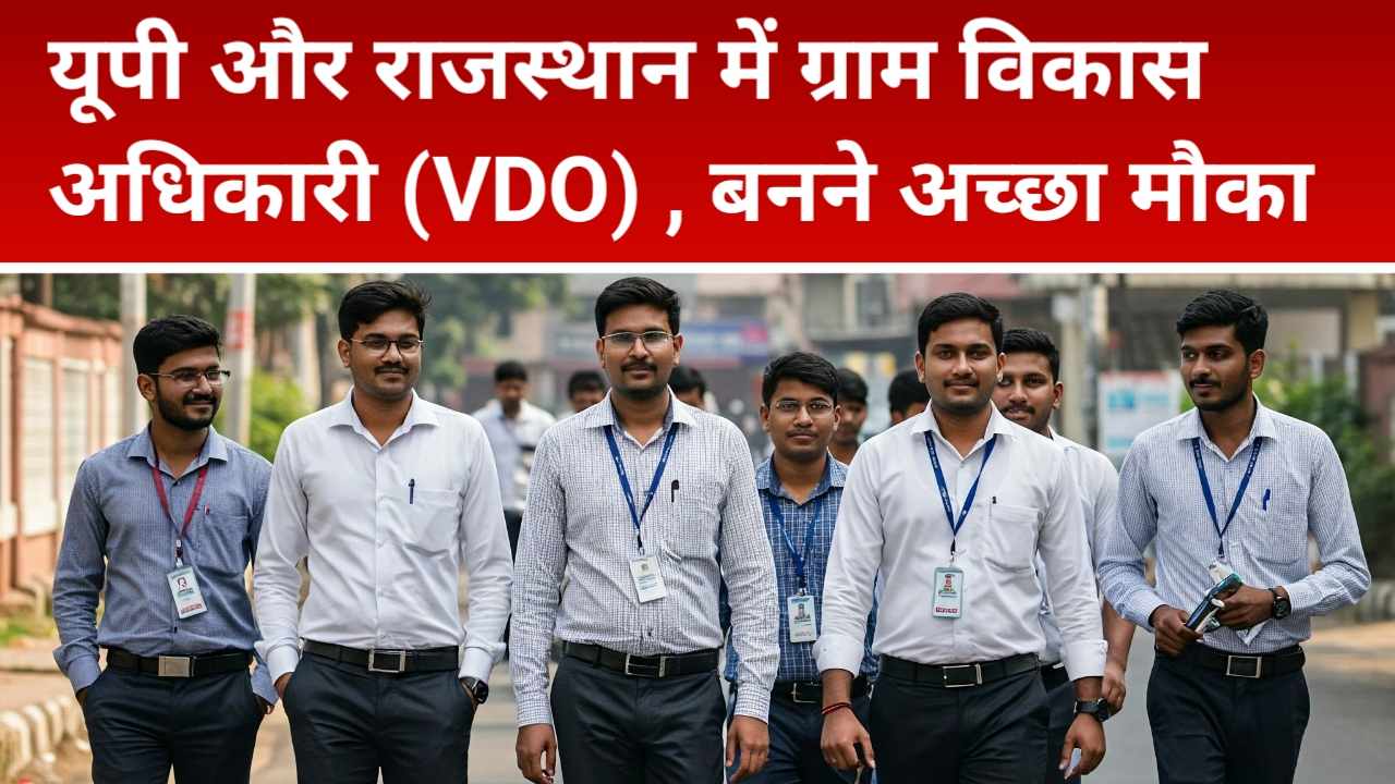 उत्तर प्रदेश और राजस्थान में ग्राम विकास अधिकारी (VDO) बनने का शानदार अवसर , जानिए कौन लोग कर सकते हैं आवेदन ?