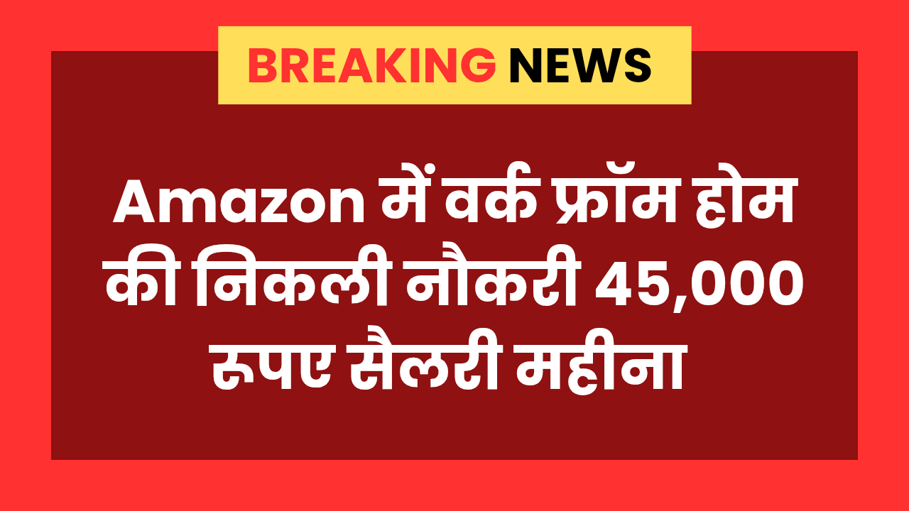 Amazon Work From Home