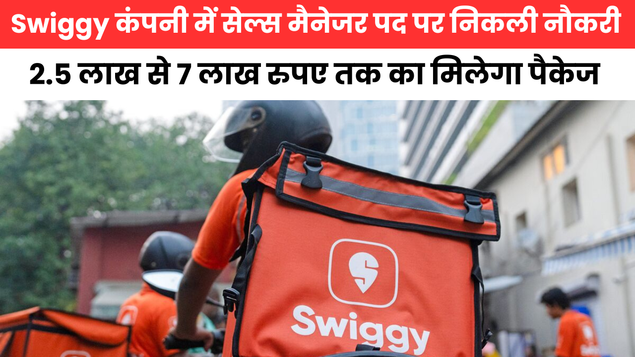 Swiggy Sales Manager Job