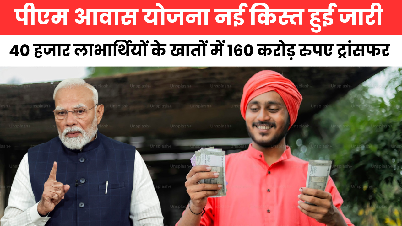 PM Awas Kist Transfer : पीएम आवास योजना का 160 करोड़ रुपए लाभार्थियों के अकाउंट में ट्रांसफर, इन्हें मिला लाभ